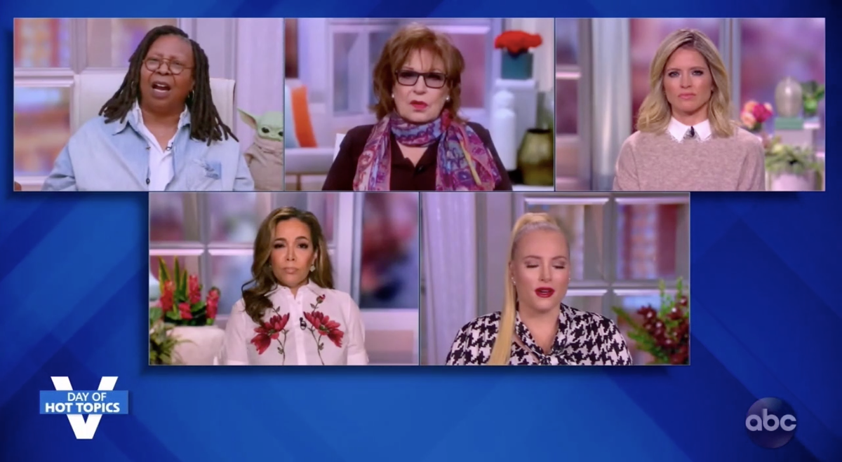 Joy Behar and Meghan McCain clash on The View, forcing Whoopi Goldberg